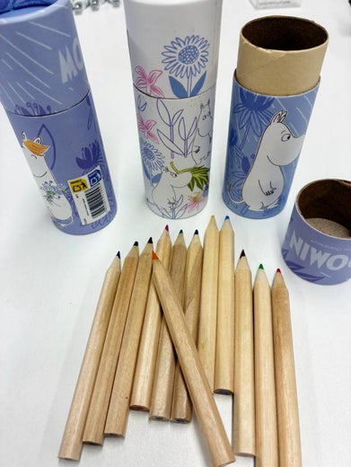 ミニ色鉛筆12色